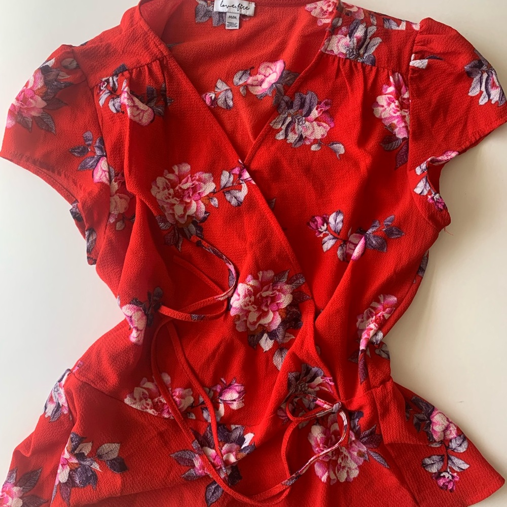 Nordstrom Floral Blouse